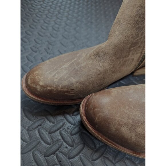 New Womens Kork-Ease Riley Brown Oiled Distressed‎ Leather Ankle Booties NWOB - Picture 5 of 8